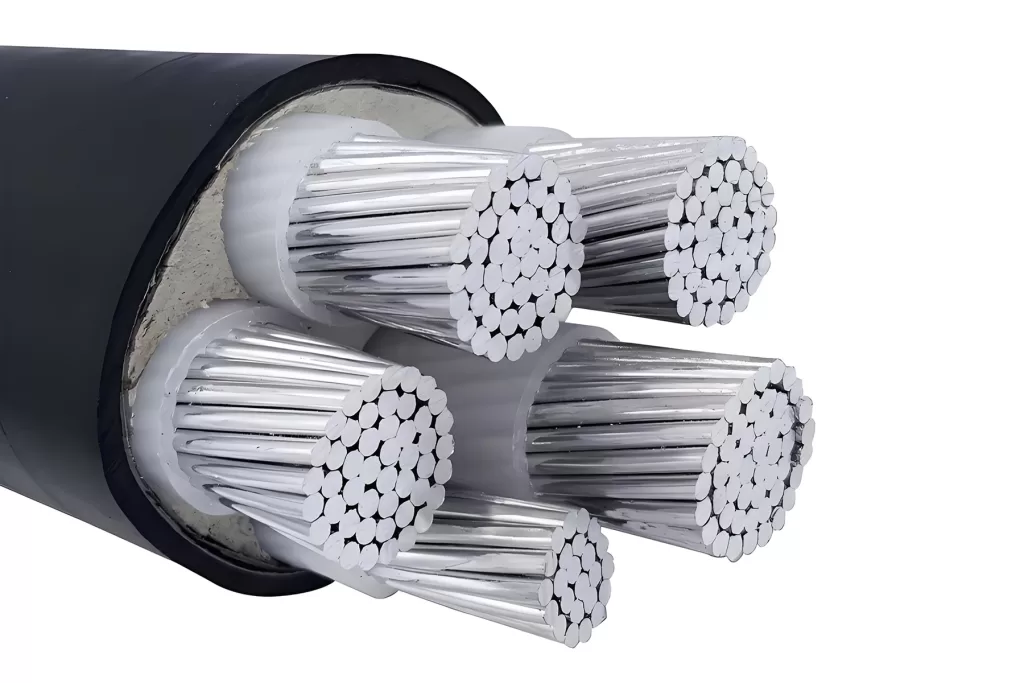 Aluminum core power cable