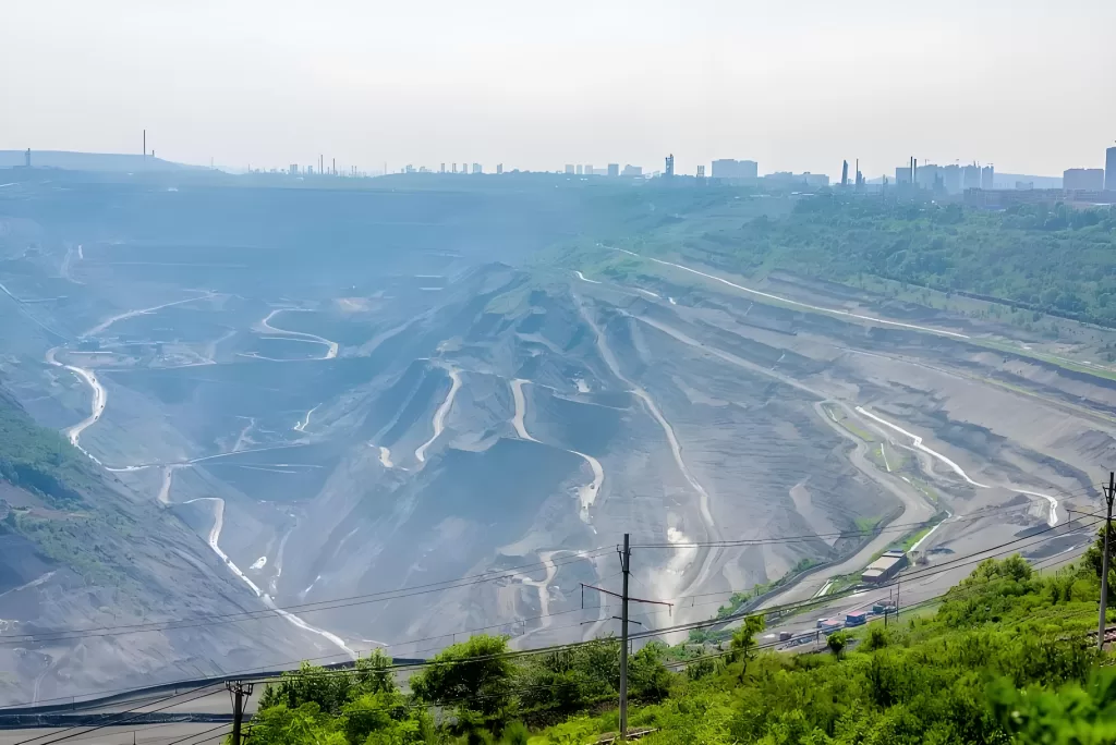 Open-pit coal mine