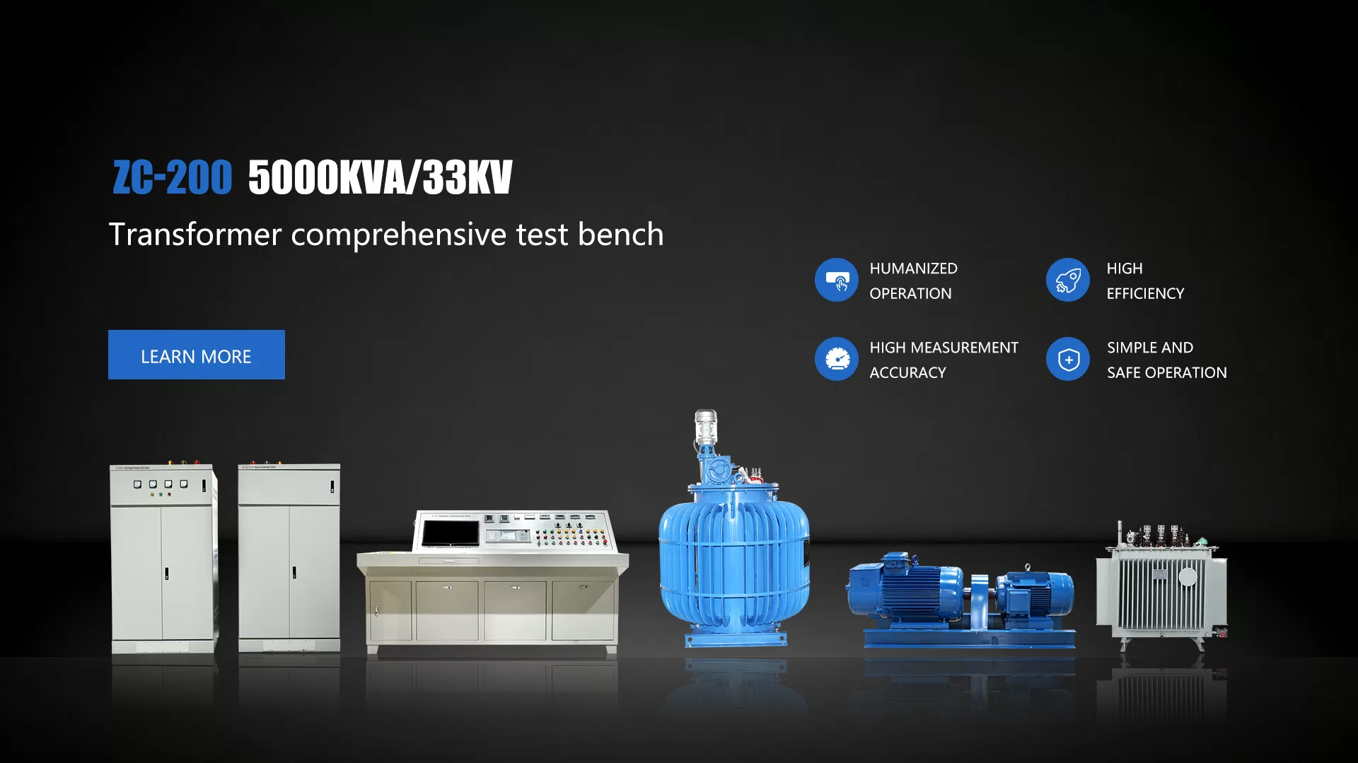 Transformer Comprehensive Testing System Banner