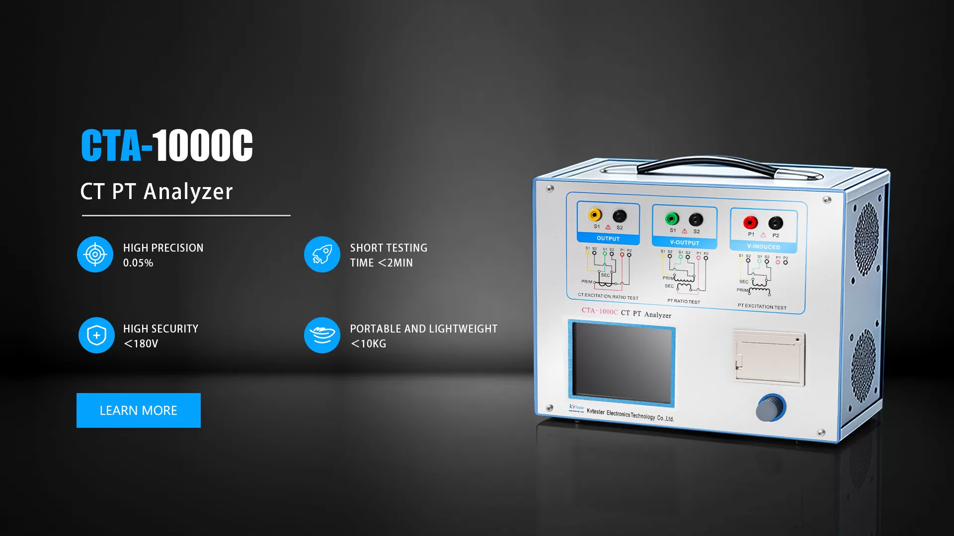 CTA-1000C CT PT Analyzer banner