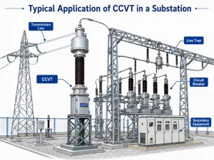 Typical Application of CCVT in a Substation