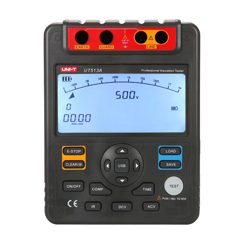 5kV insulation resistance tester detail 1