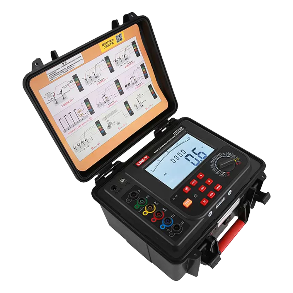 Double-clamp grounding resistance tester detail 2