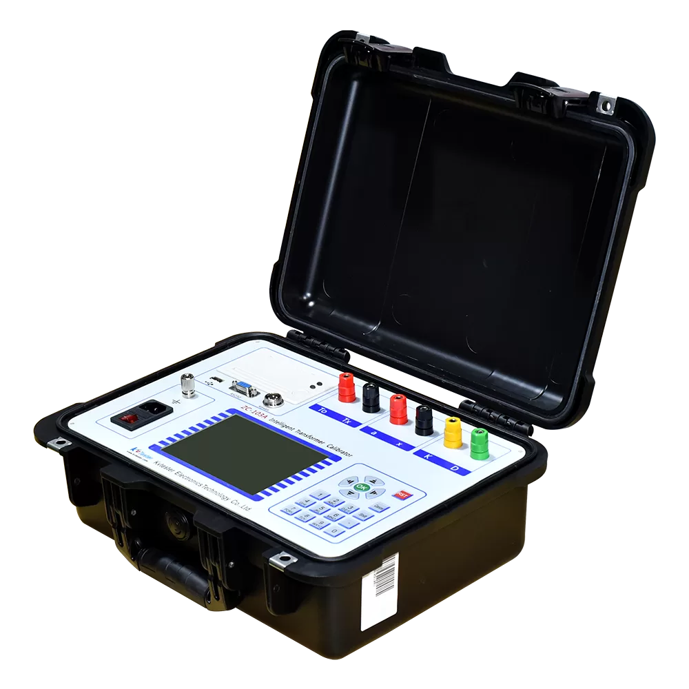 Intelligent current transformer calibrator detail 3
