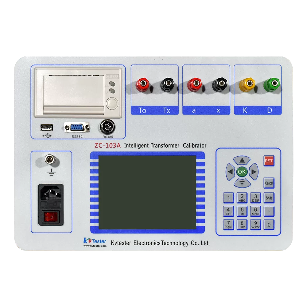 Intelligent current transformer calibrator detail 4