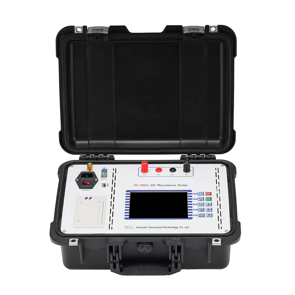 ZC-205A DC Resistance Tester Front View