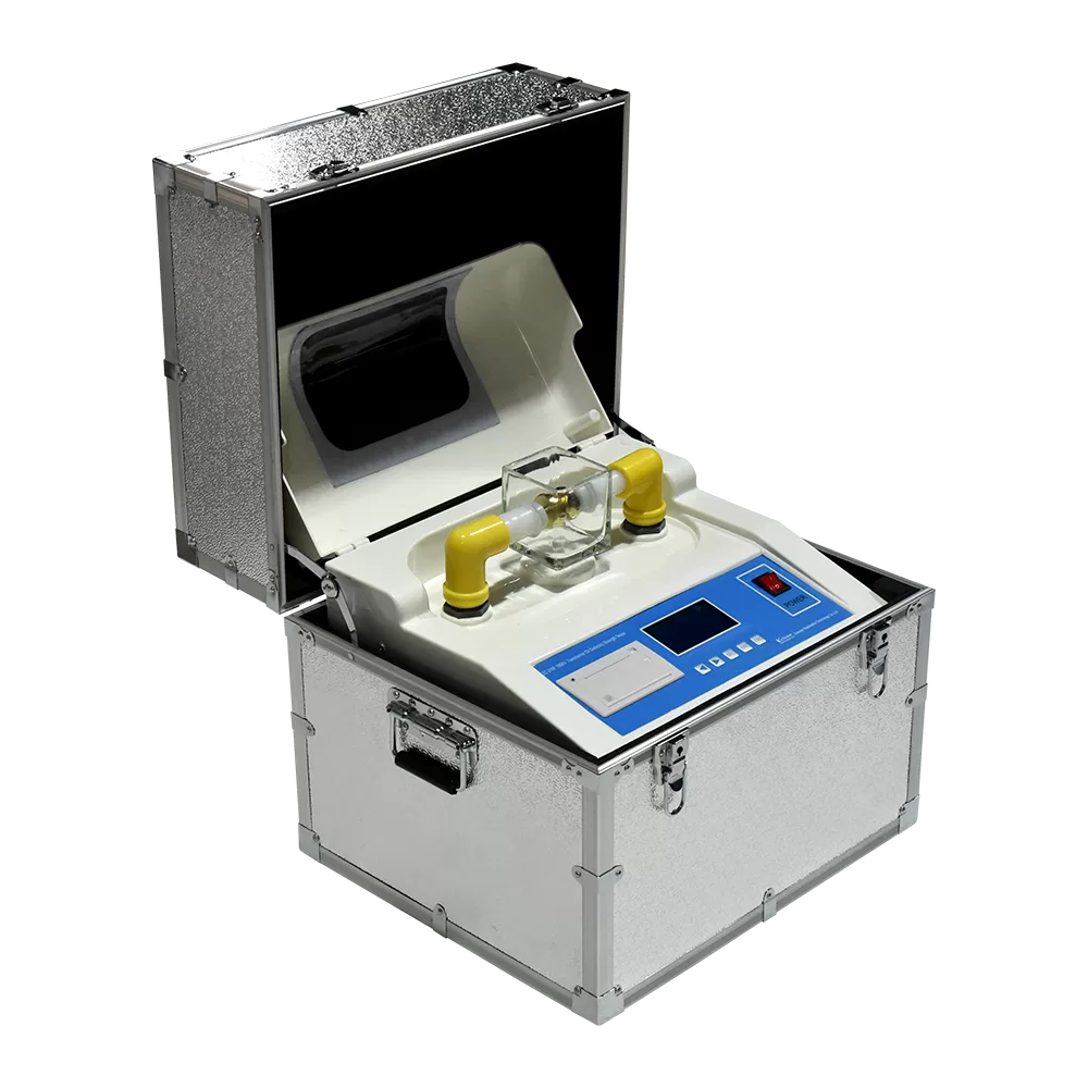 ZC-210F 100kV Transformer Oil Breakdown Voltage Tester Left View