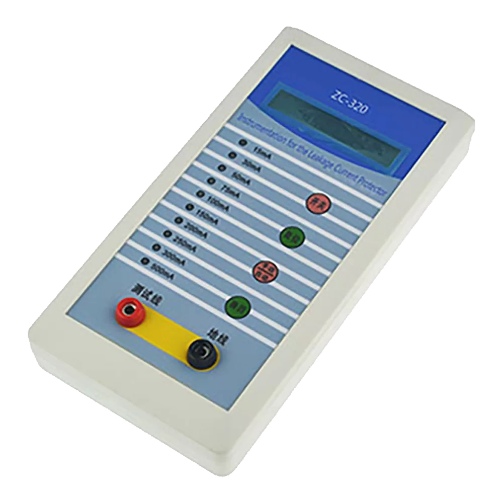 Type leakage protector tester detail 1