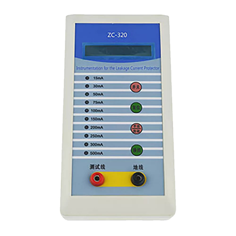 Type leakage protector tester detail 2