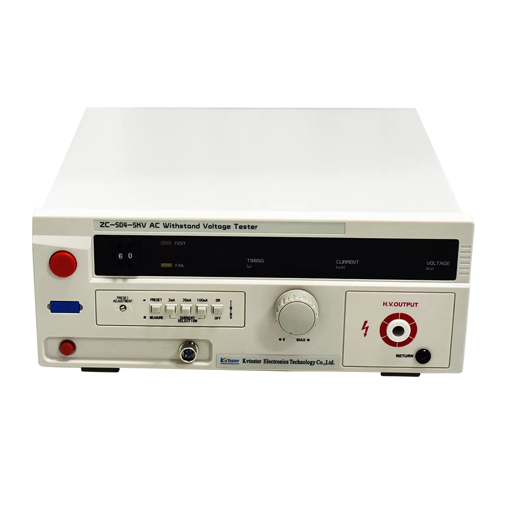 Portable withstand voltage tester detail 1