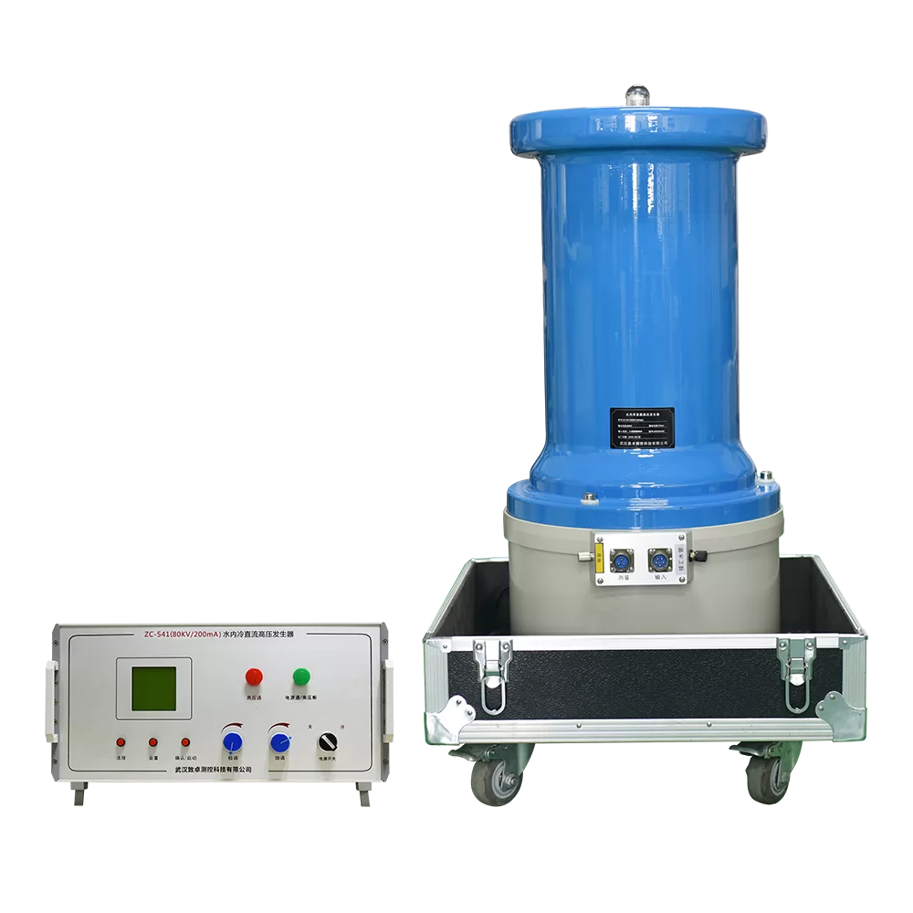 Water internal cooling generator DC HV generator detail 1