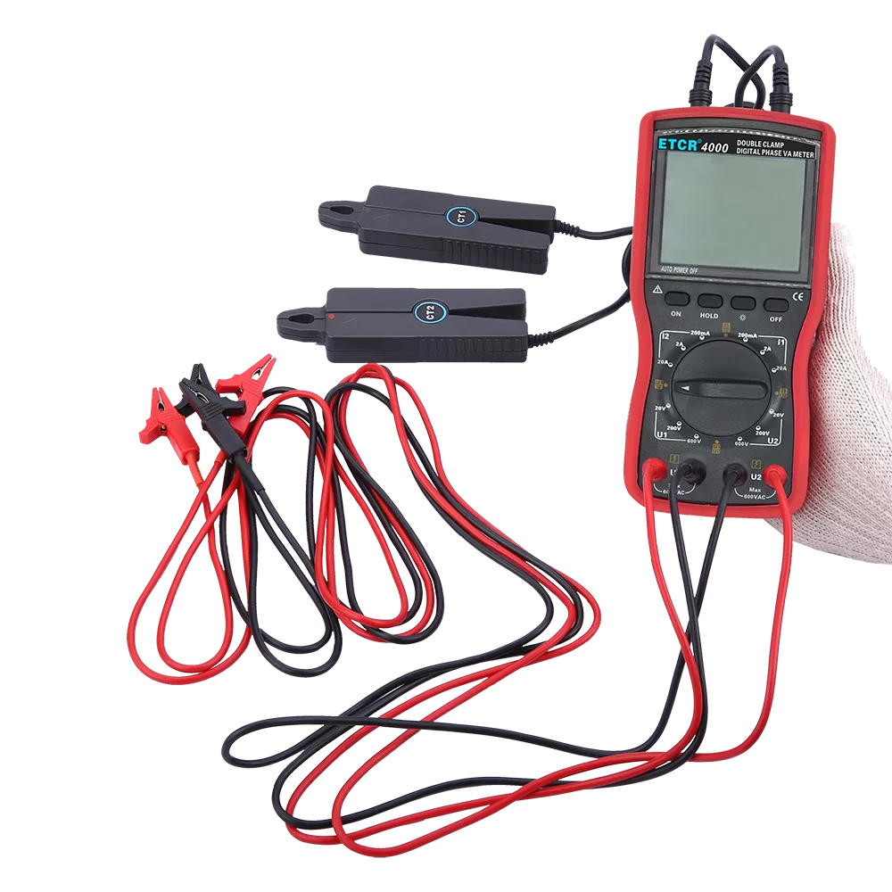 ZC-610A Double Clamp Digital Phase Voltmeter 3