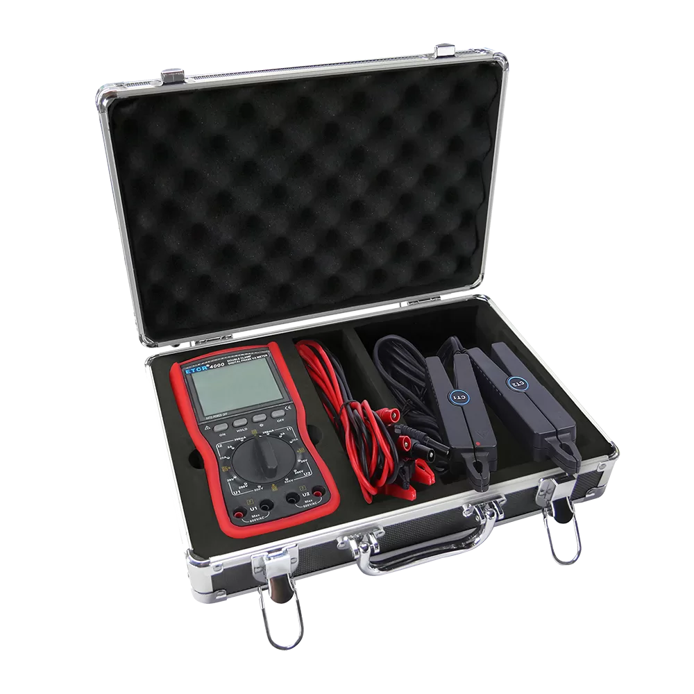 ZC-610A Double Clamp Digital Phase Voltmeter Enclosure