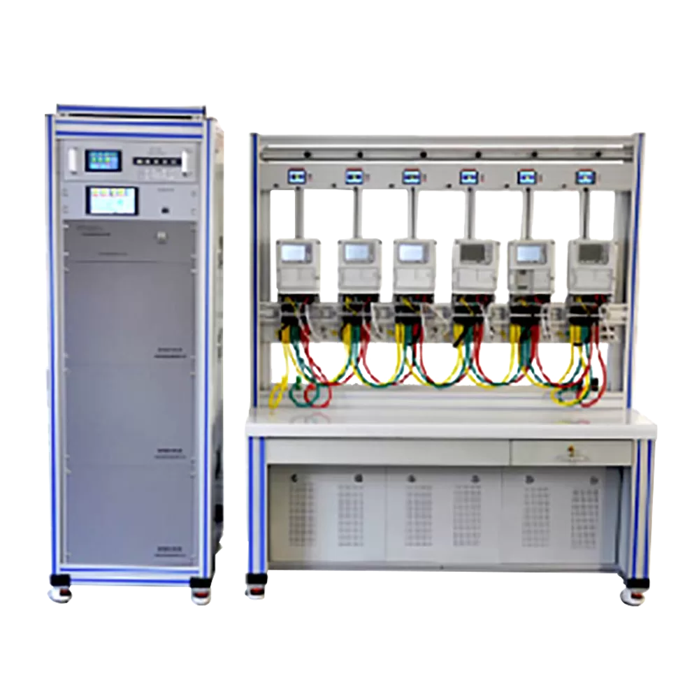 Three phase electric energy meter calibration platform detail 1