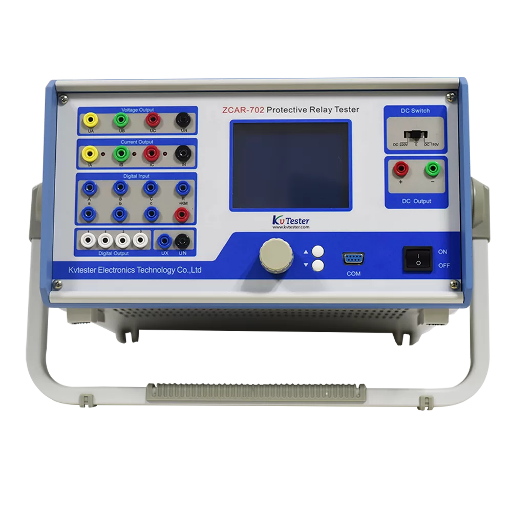 Relay protection tester detail 1