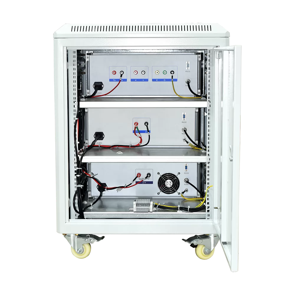 CT testing system control cabinet Rear View