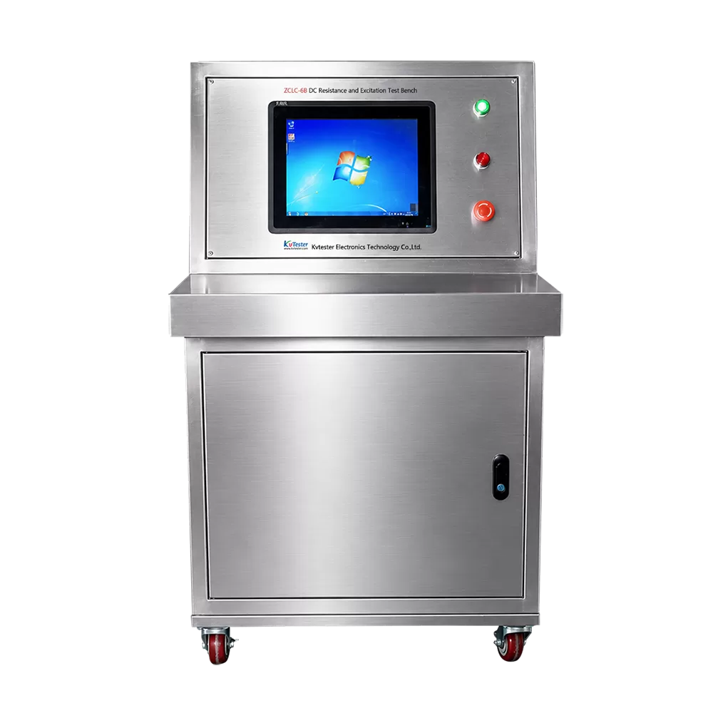 ZCLC-6B DC Resistance and Excitation Test Bench Front View