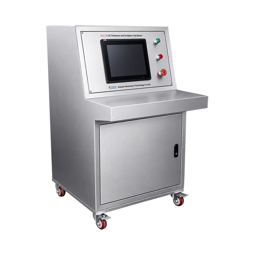 ZCLC-6B DC Resistance and Excitation Test Bench Left View