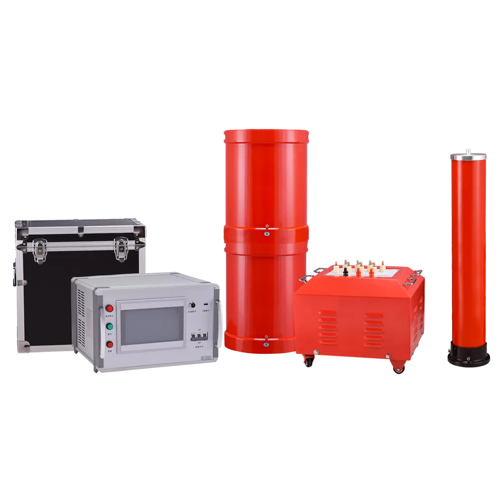 Frequency conversion series resonance withstand voltage test device detail 1