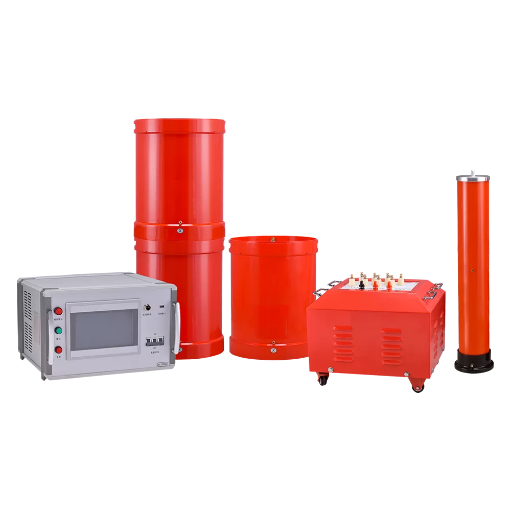 Frequency conversion series resonance withstand voltage test device detail 1