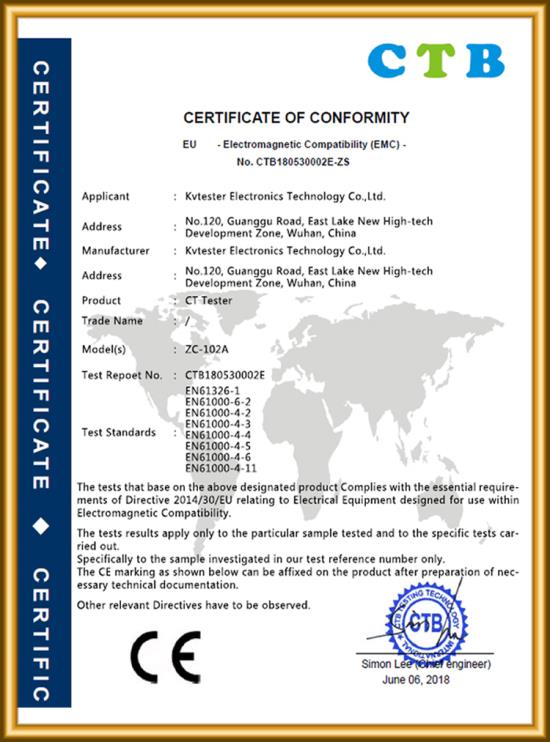 CE Certificate