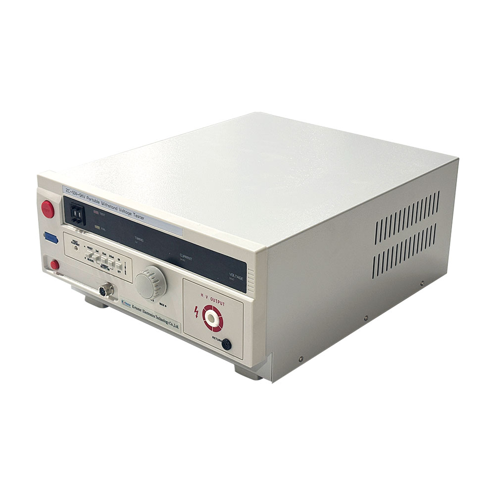 Portable withstand voltage tester